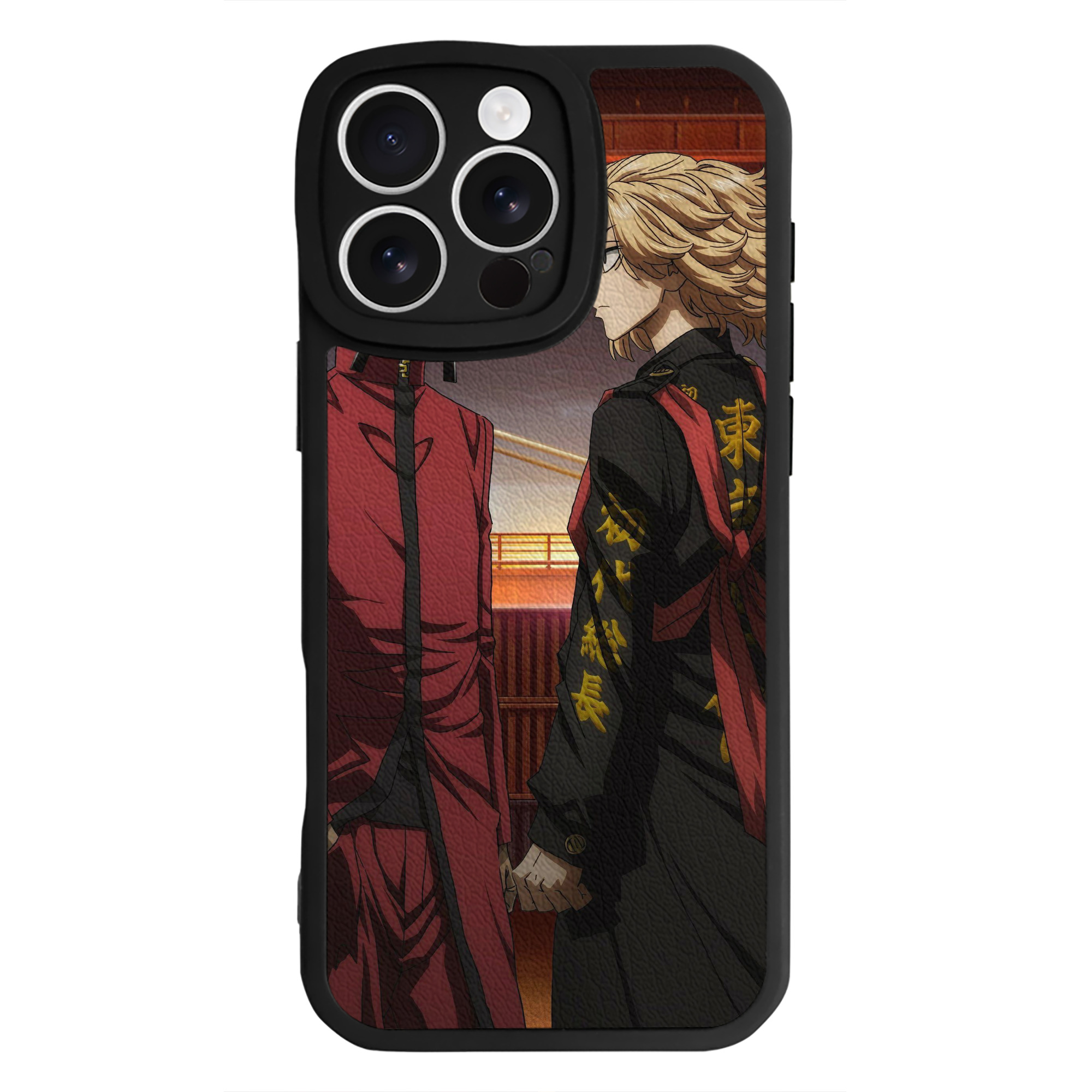 （画像用） 東京リベンジャーズ Tokyo Revengers 【iPhone 16シリーズ対応】シリコンスマホケース（レザー調） 材質：シリコン